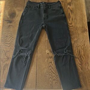 Women’s Black Straight Jeans